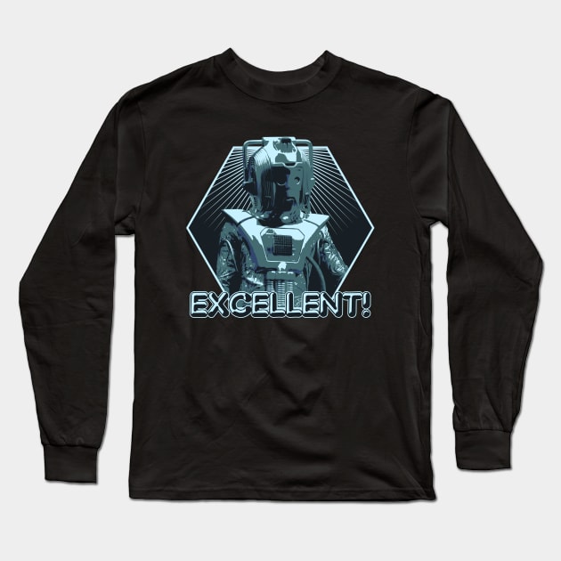 Excellent Cyber Long Sleeve T-Shirt by BeyondGraphic